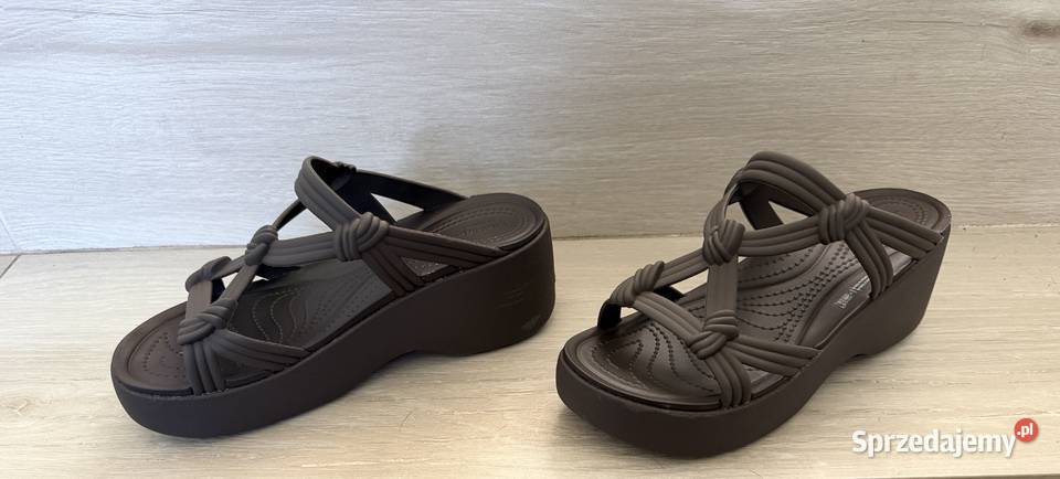 Klapki damskie Crocs BROOKLYN KNOT SKY SANDAL Crocs Łódź