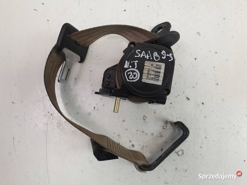 Saab 95 lift PAS BEZPIECZEŃSTWA lewy TYŁ TYLNY Rudka