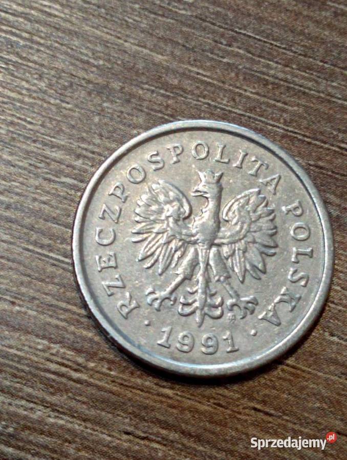 Sprzedam czwarte 50 gr 1991 r Numizmatyka sprzedam