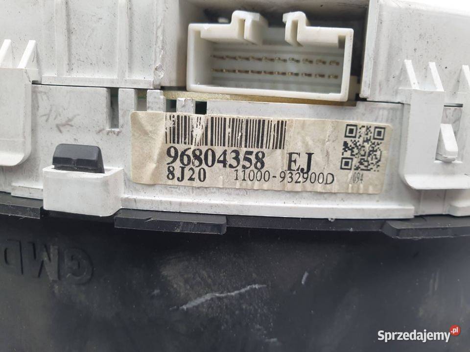 LICZNIK ZEGAR CHEVROLE LACETTI 96804358EJ Lipno