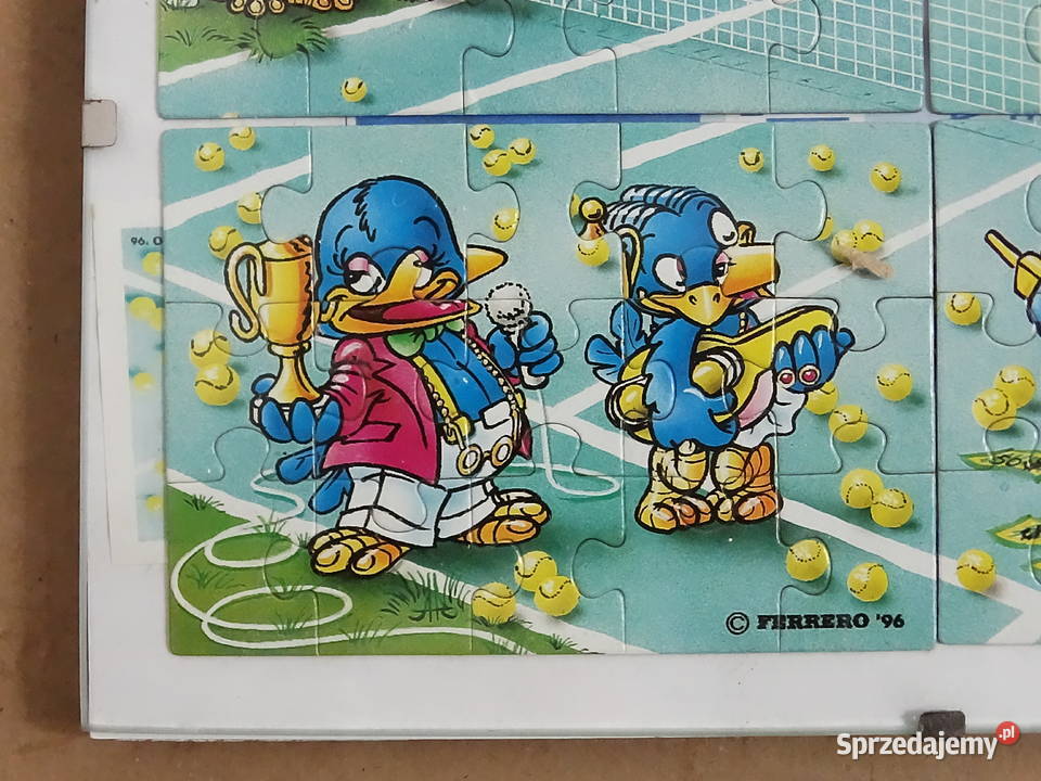 Unikatowe Puzzle Kinder Niespodzianka Ferrero Puzzle Biłgoraj sprzedam