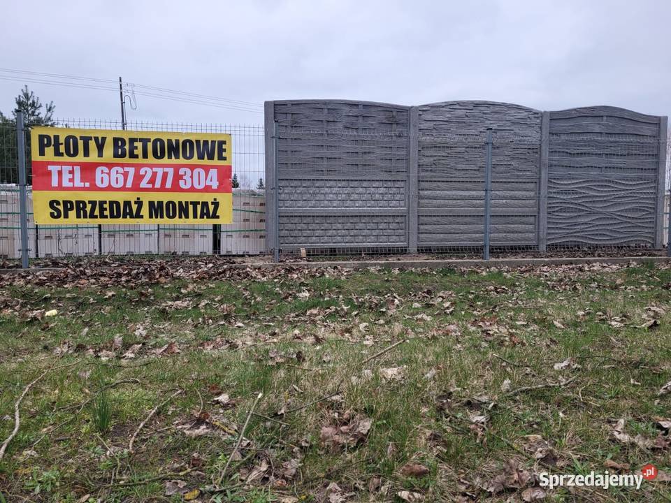 Ogrodzenia Betonowe Zielona Góra sprzedam