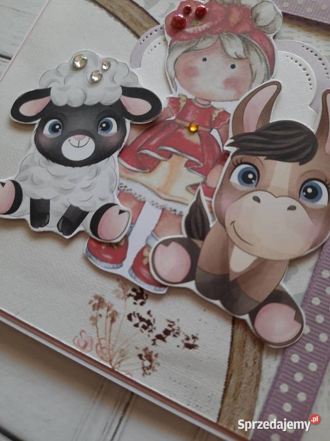 Kartka na urodziny personalizowana handmade Rękodzieło Dęblin