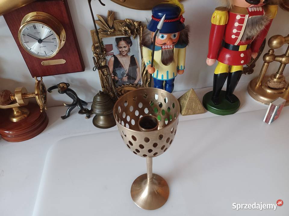 Duży piękny lampion mosiężny Kolekcja wielkopolskie Poznań