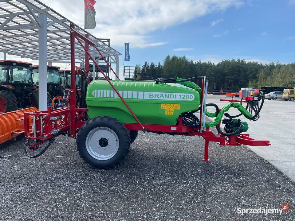 Opryskiwacz polowy Brandi 1200L 121518m Nowy RSM nieuszkodzony Zofipole sprzedam