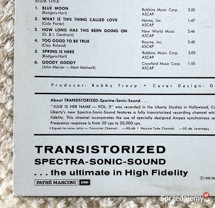 Julie London Julie Is Her Name Volume II