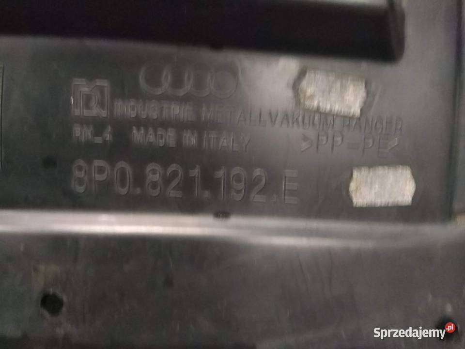 AUDI RS3 NADKOLE PRAWY PRZÓD 8P0821192E Karoseria Mietków