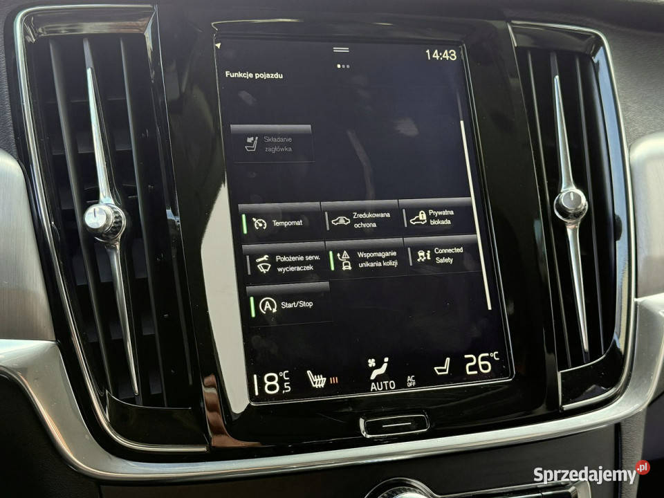 Volvo V90 20D4 190 kurtyny powietrzne Węgrów