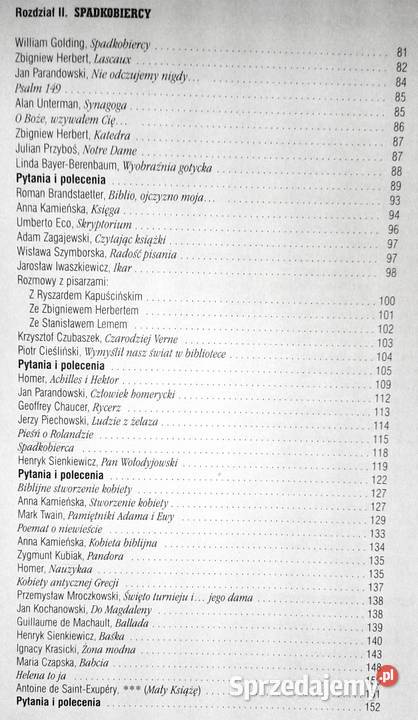 Język polski Do Itaki Z XX i XXI wieku Język Kultura i Rozrywka sprzedam