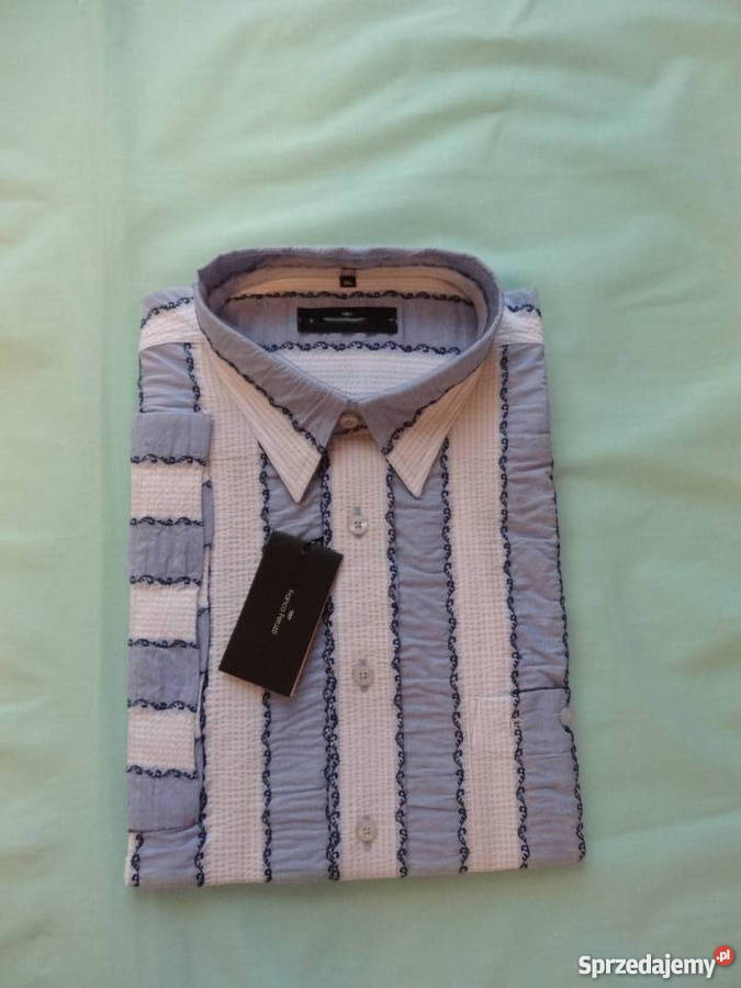 NOWA Franco Feruzzi koszula niebieska XL niebieski