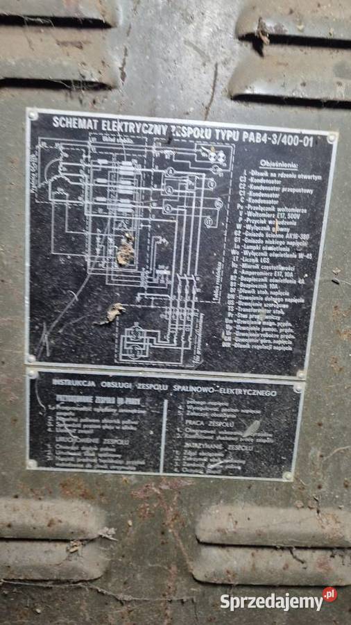 Agregat prądotwórczy PAB 4 Militaria Brodnica sprzedam