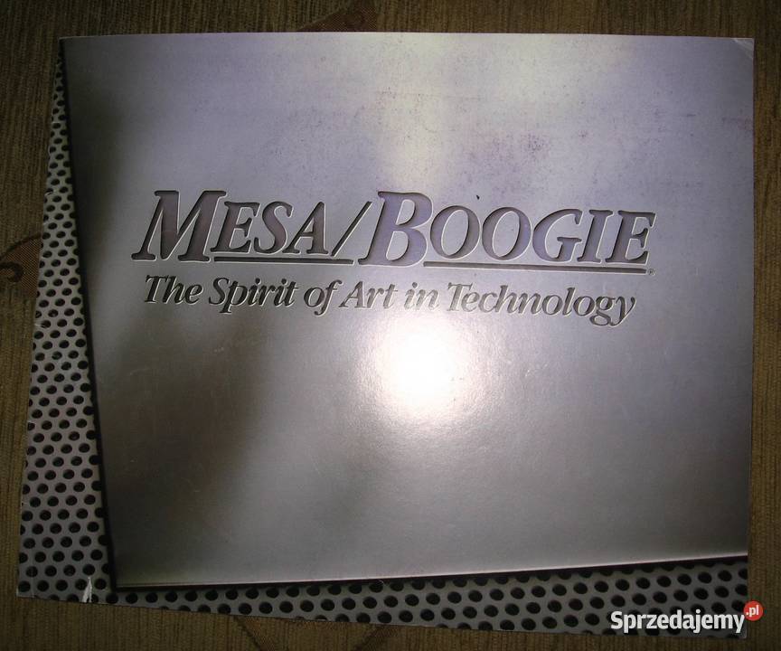 MesaBoogie katalog wzmacniaczy Pozostałe Kępice