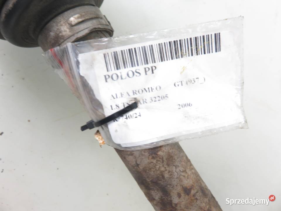 PÓŁOŚ PRAWA ALFA ROMEO GT 18