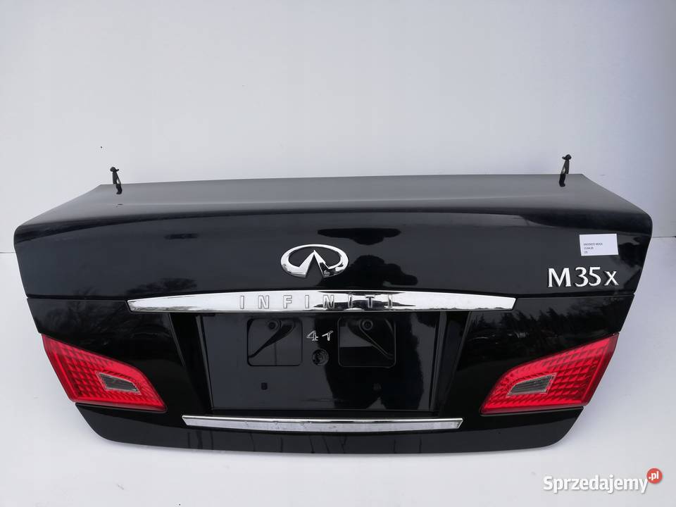 KLAPA TYLNA BAGAŻNIKA INFINITI M35X 20052010 USA wielkopolskie Nowy Tomyśl