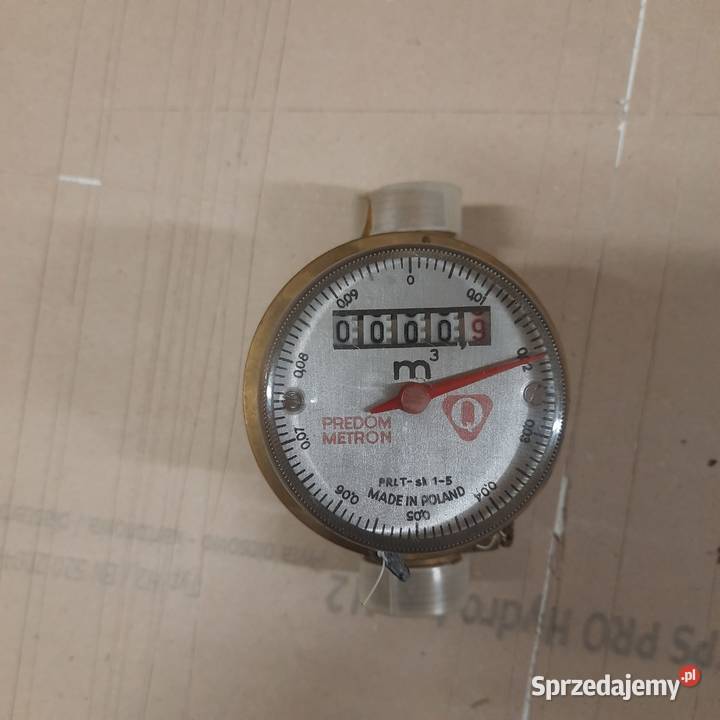 Licznik wody PRL Predom metron NIEUŻYWANY małopolskie Luborzyca