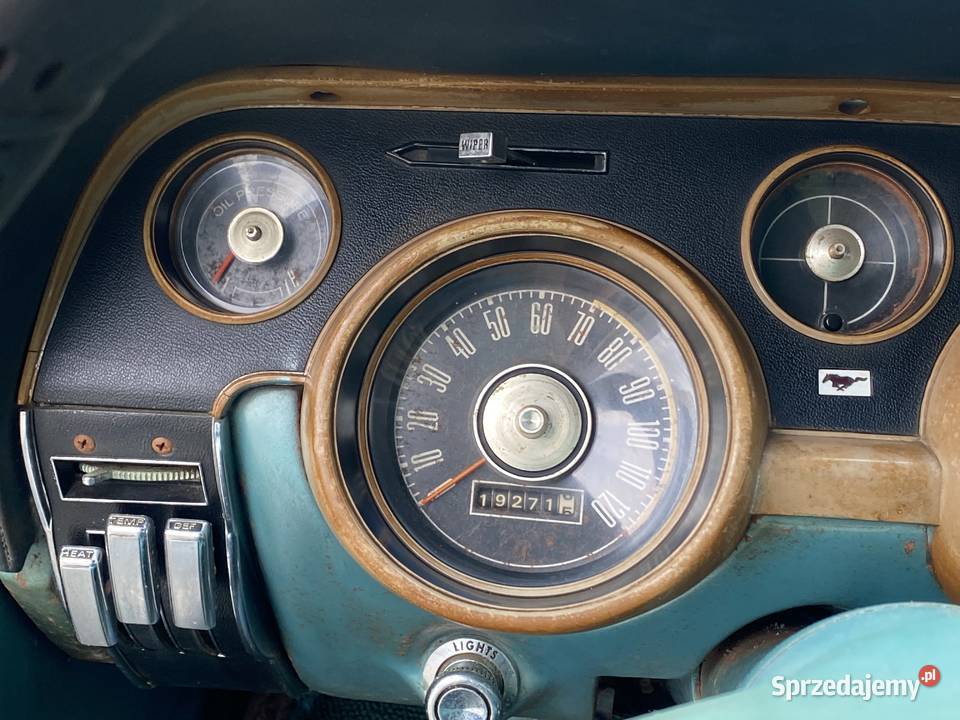 Ford Mustang 1968 V8 gulfstream Aqua śląskie Żory