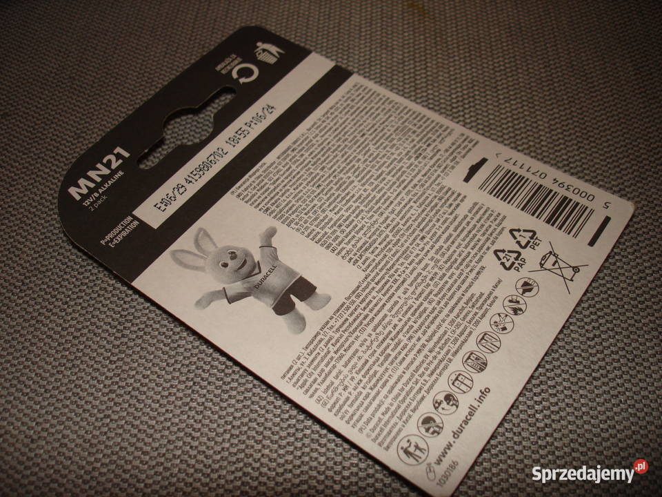 Duracell MN21 baterie nowe do pilotów bram itp Poznań