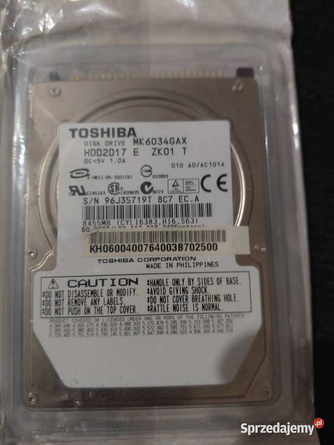 Dysk do laptopa ATA IDE 25 Grodzisk