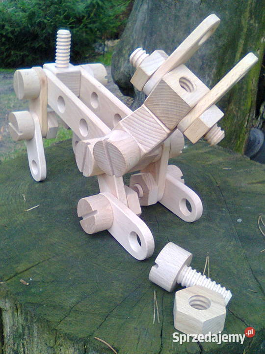 Śruby nakrętki pokrętła szpilki łby drewniane Wieliczka