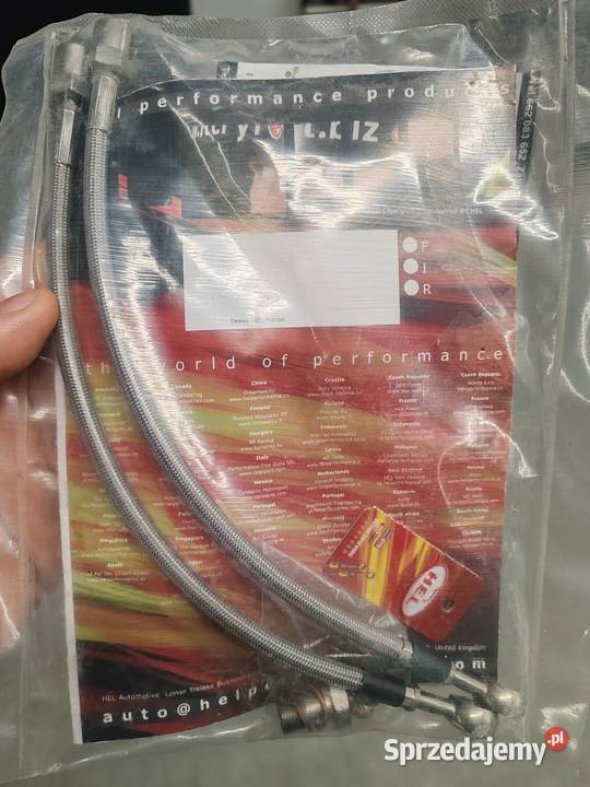 Przewody hamulcowe w stalowym oplocie Wielkie Oczy