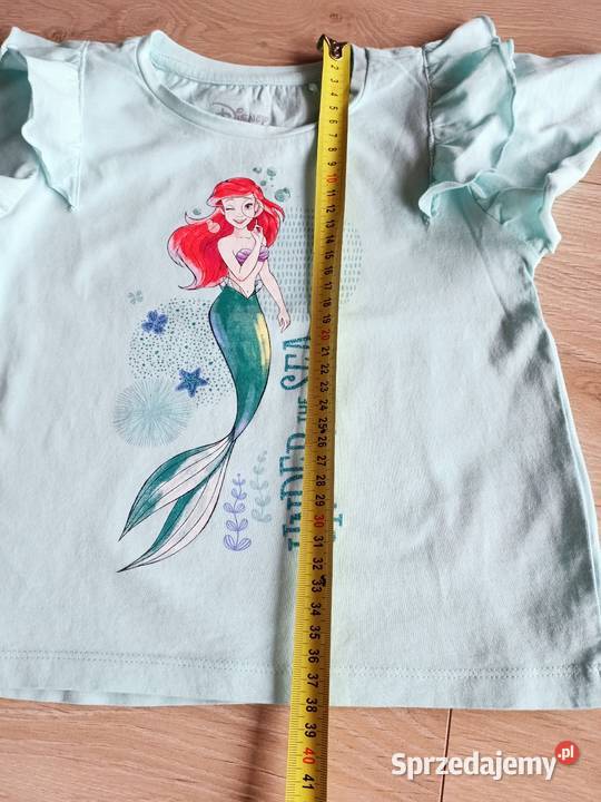 Tshirt koszulka dziewczęca turkusowa Ariel 110 Płock