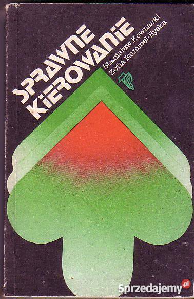 6751 SPRAWNE KIEROWANIE PSYCHOSPOŁECZNE METODY I Czyrna sprzedam