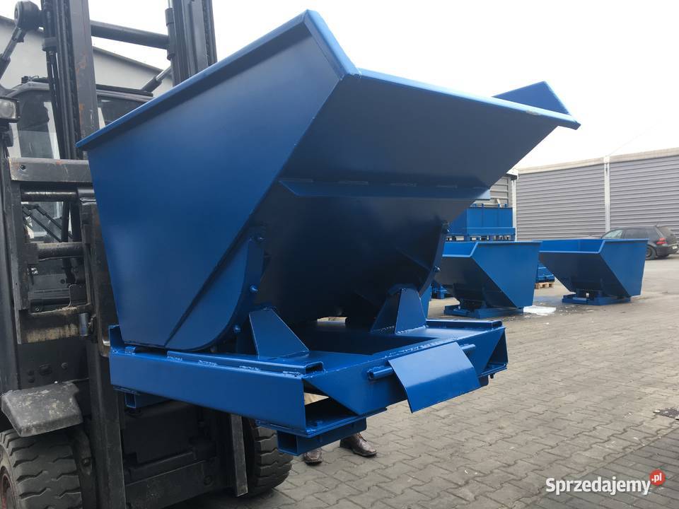 Kontener metalowy do wózka widłowego 1100l Wrocław