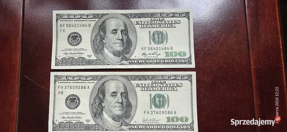 100 dolarów usa Warszawa