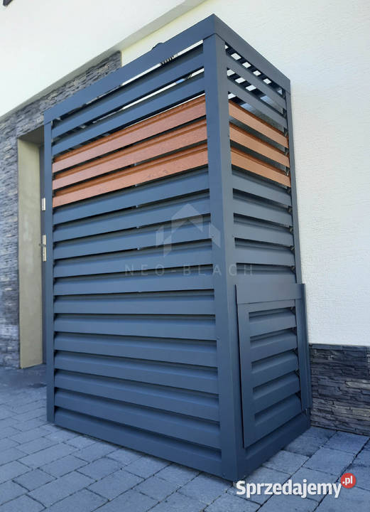 Osłona pompy ciepła 80x50x200 antracyt jasny Klimatyzatory Płock sprzedam