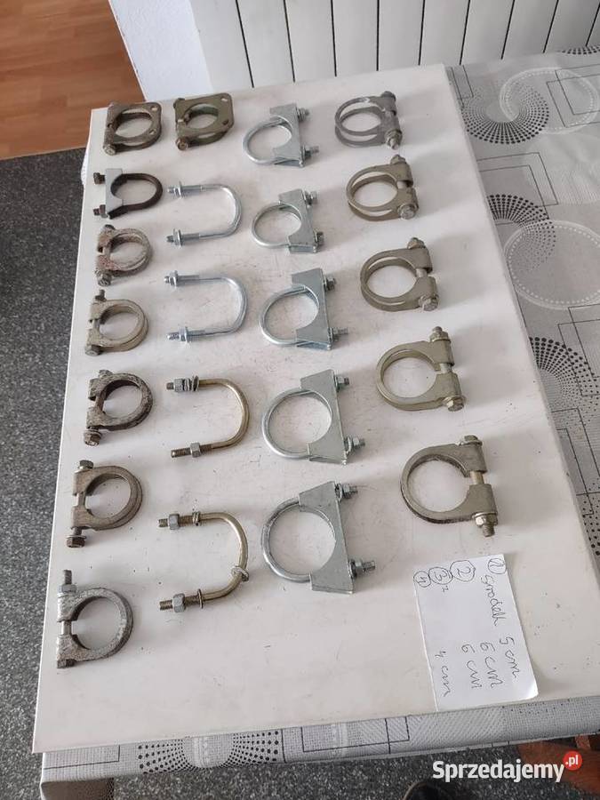FIAT 125 P POLONEZ ŻUK JARZMA TLUMIKA PRL FABRYK Obejmy tłumika sprzedam