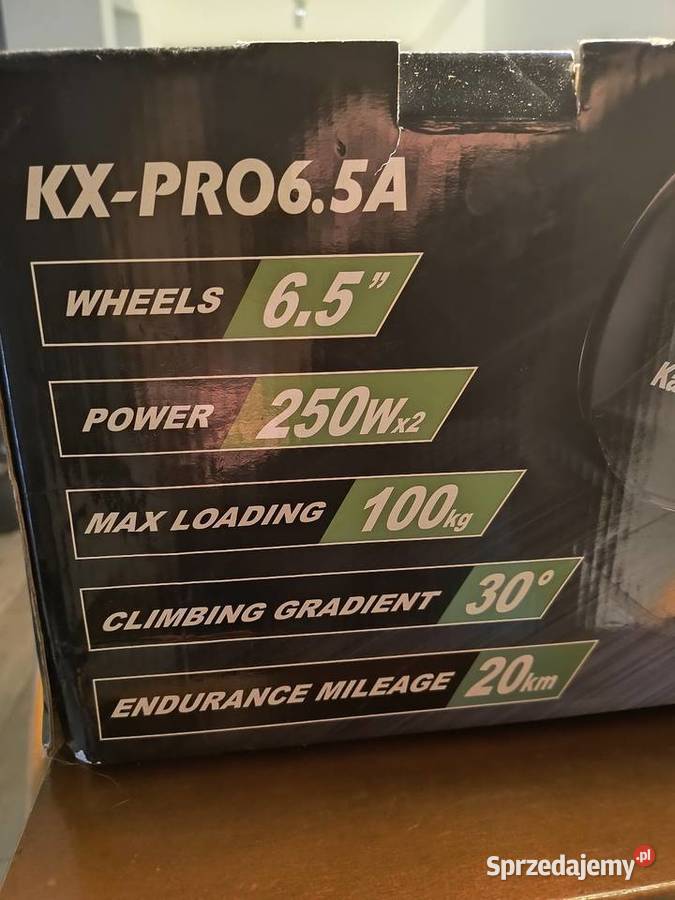 Hulajnoga elektryczna siedzisko kawasaki Brzesko