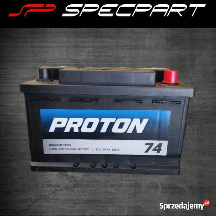 Akumulator PROTON 74AH 620A EN PRAWY PLUS dolnośląskie Lubin sprzedam