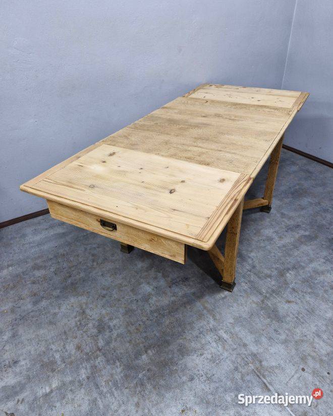 Dębowy Rozkładany Stół Międzywojenny AntykiMarki mazowieckie Marki sprzedam