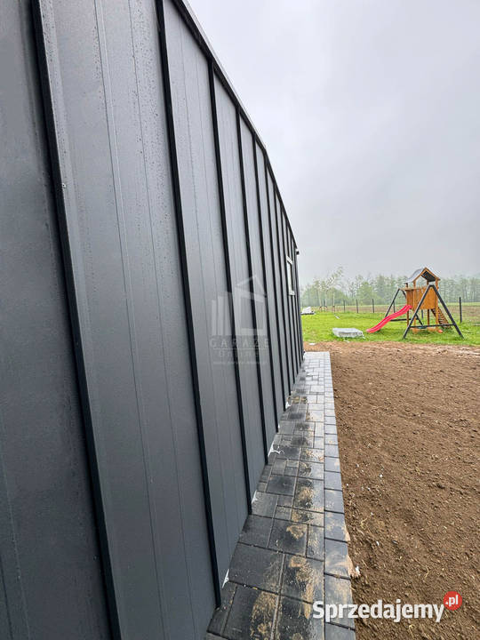 Garaż blaszany Premium 6x58 Brama segmntowa 35m2 Sanok