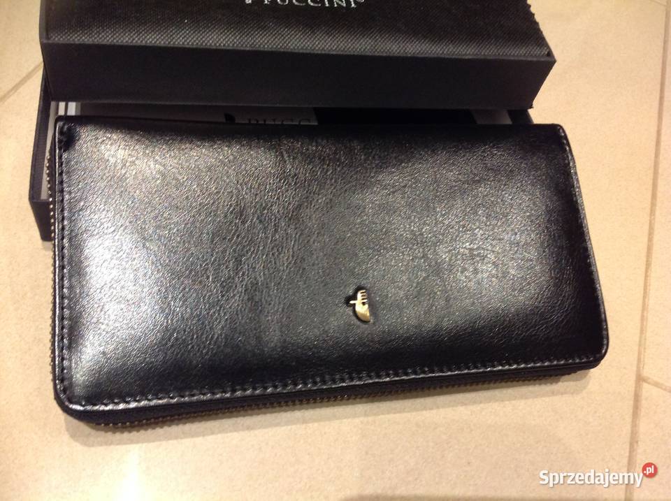 Duży Portfel Skórzany na Suwak Damski PUCCINI Nowa Sól