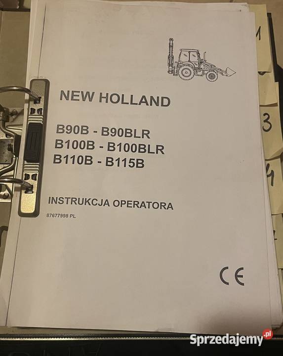 Instrukcja obsługi koparkoładowarka HOLLAND