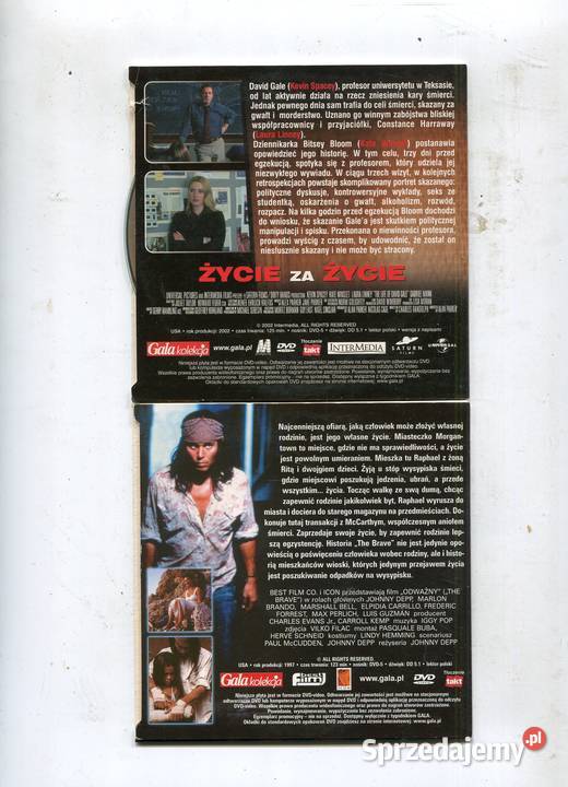 Życie życie Odważny 2 filmy DVD zachodniopomorskie Szczecin