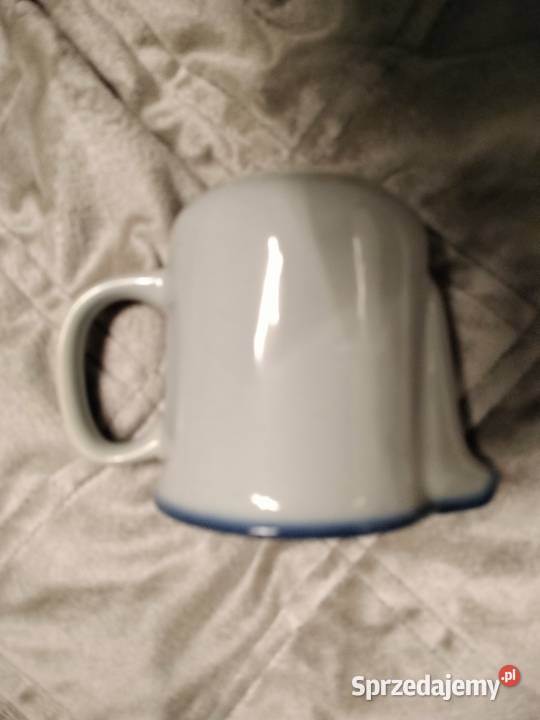 Mlecznik jasny błękit PRL Porcelana i szkło Choszczno sprzedam