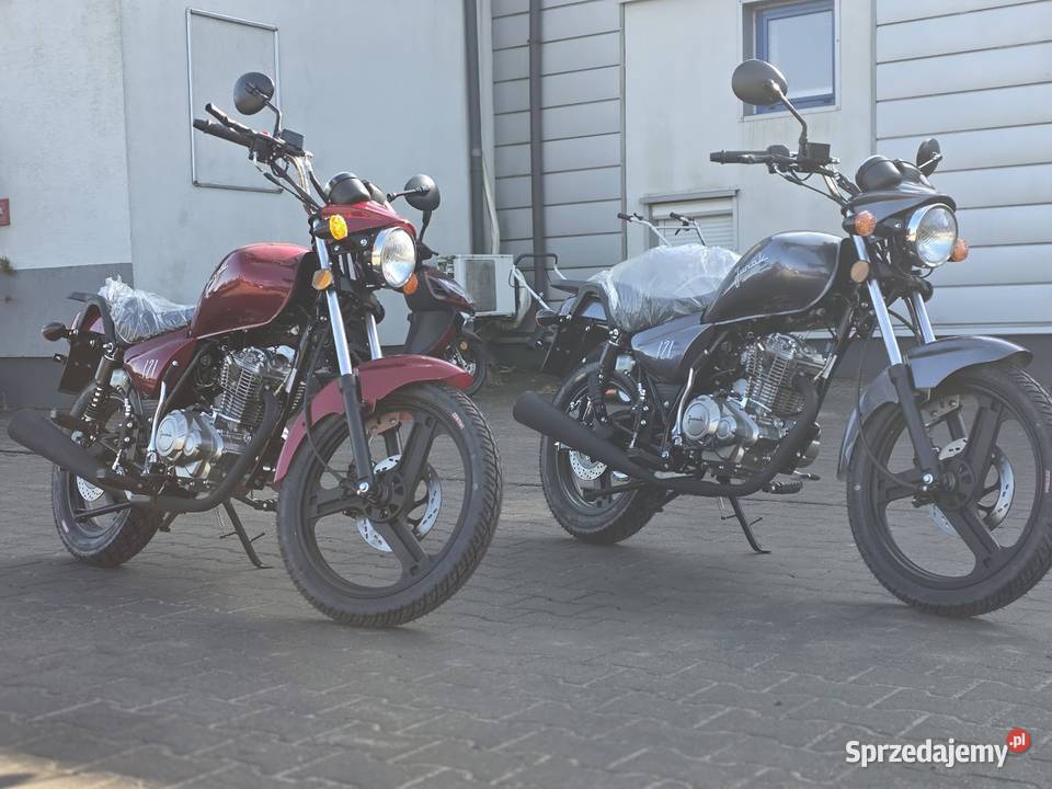 Junak 121 Nowy motocykl 12cc Wyprzedaż rocznika chopper Wyszogród