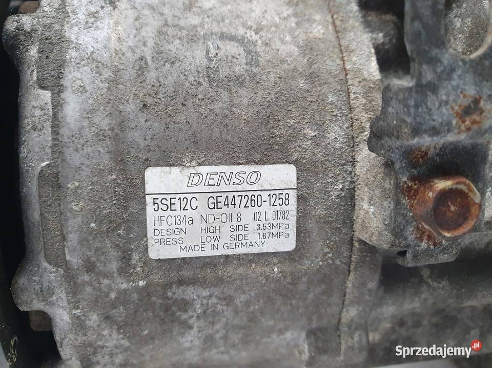 SPRĘŻARKA KLIMATYZACJI Toyota Avensis T27 20 D4D osobowe lubelskie