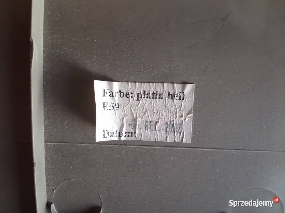 Audi A2 Osłona pasa bagażnika Progu 8Z0863471 Dębica sprzedam