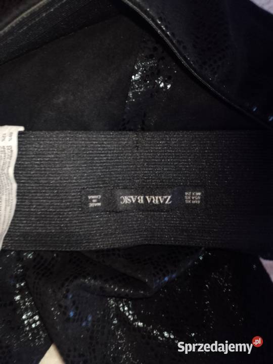 34XS ZARASkórzane legginsy z Madrytu spodnie
