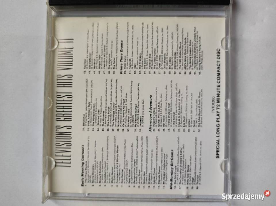 televisions greatest hits vintage 1986 CD Kielce