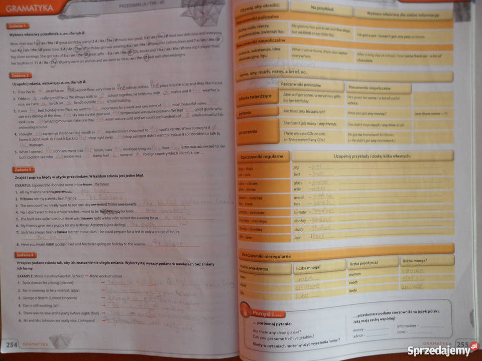 Repetytorium Gimnazjalisty Sprawdzian Unit 3 I 4 sprzedajemy.pl