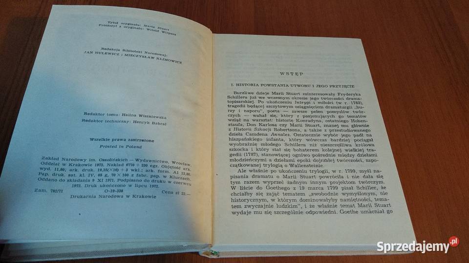 Maria Stuart Fryderyk Schiller Biblioteka Książki naukowe i popularnonaukowe Gdańsk