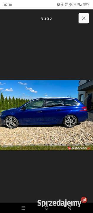 Peugeot 308 152KM śląskie Pietrzykowice