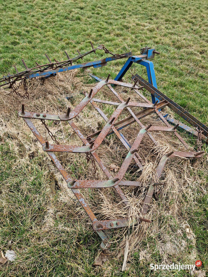 Brona traktorowa 4polowa składana wielkopolskie Głogowa
