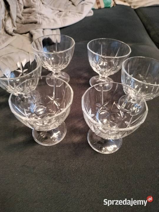 Pucharki do deserów szklane 6 sztuk Porcelana i szkło Choszczno