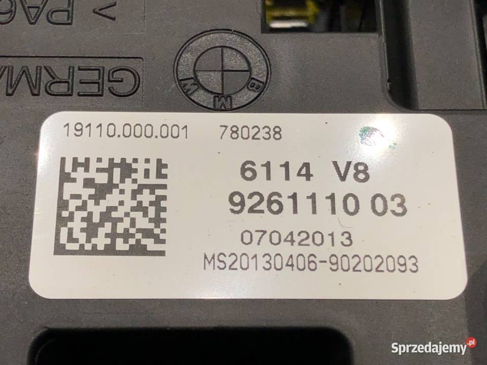 SKRZYNKA BEZPIECZNIKÓW BMW F34 9261110 Hatchback