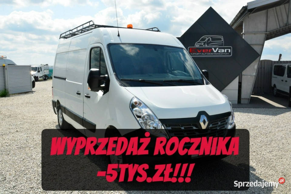 Renault Master sredniak L2H2 3 osobowy pełna mazowieckie Warszawa